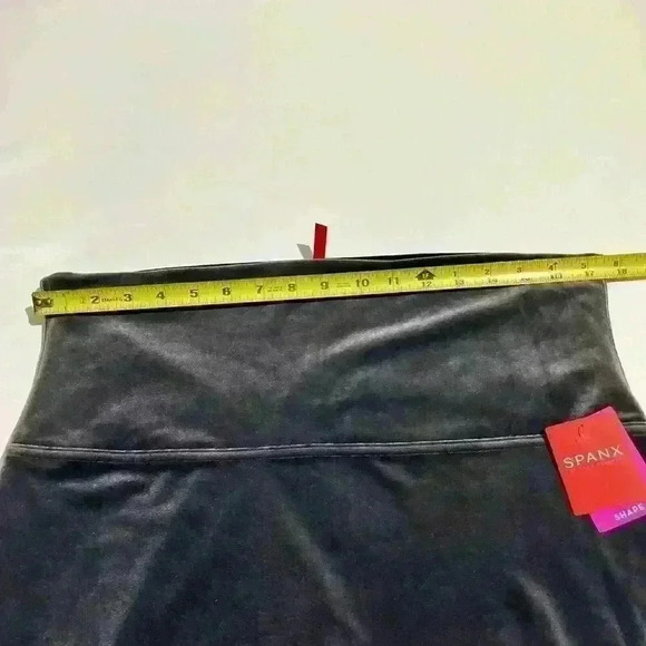 SPANX NWT Silver Chrome Velvet High Waist Leggings 3XL Womens - Picture 6 of 15